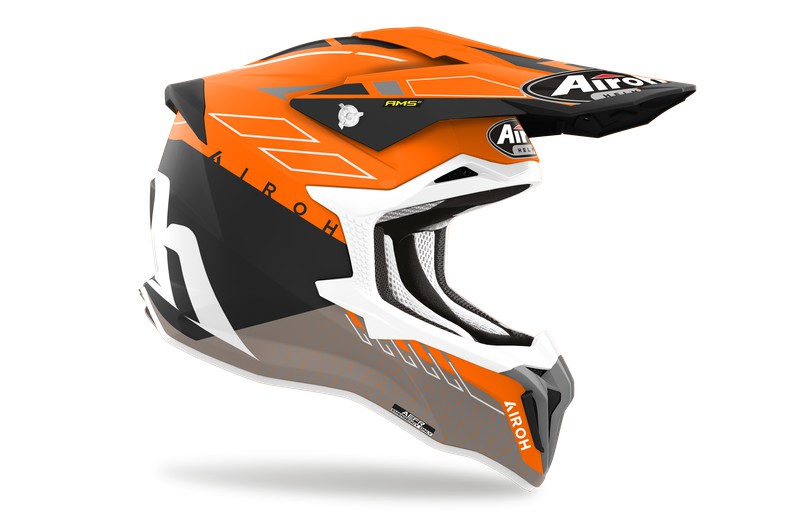 Airoh Strycker Skin Orange Matt Non Stop Bikes