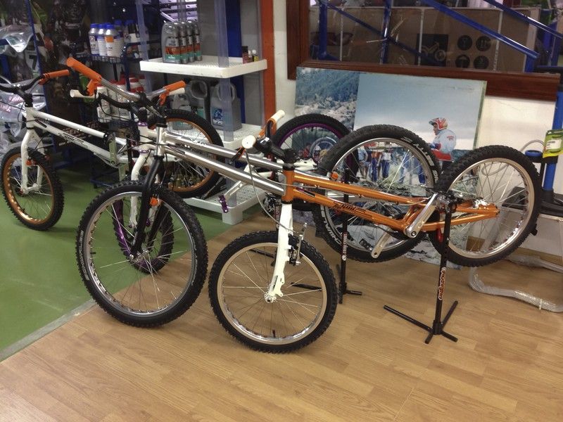 Now also trials bikes