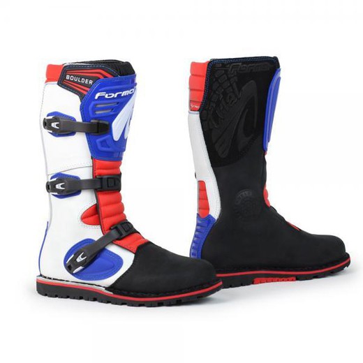 Forma Boulder Comp Camo Boots (Blue/Black/Red/White)