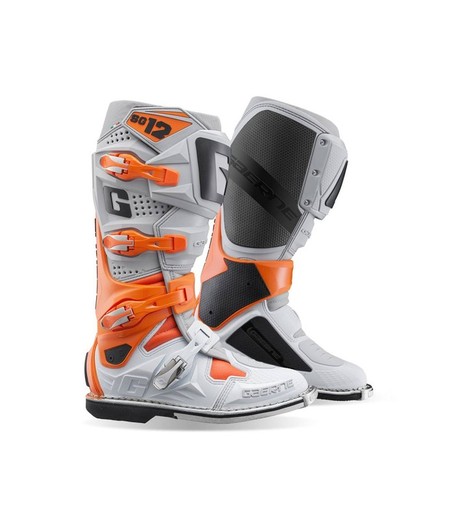 Gaerne SG-12 Boots Orange/Grey/White