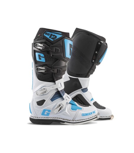 Botas Gaerne SG12 Offroad Limited Edition Preto/Branco/Azul