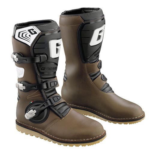 Gaerne Pro Tech trial boots brown