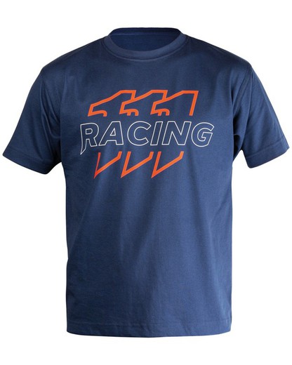T-shirt bleu Racing 111 Collection