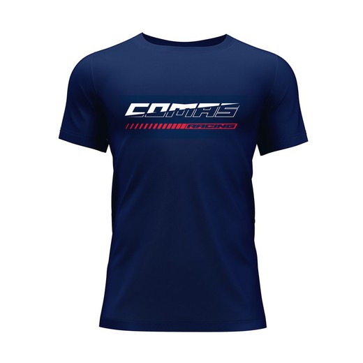 Camiseta casual marinho COMAS Racing
