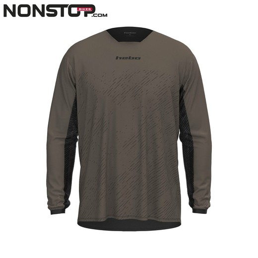 T-shirt Enduro Hebo Scratch Xtrem Marron