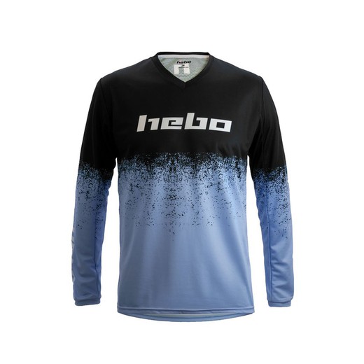 Camiseta Hebo Pro V Dripped Azul