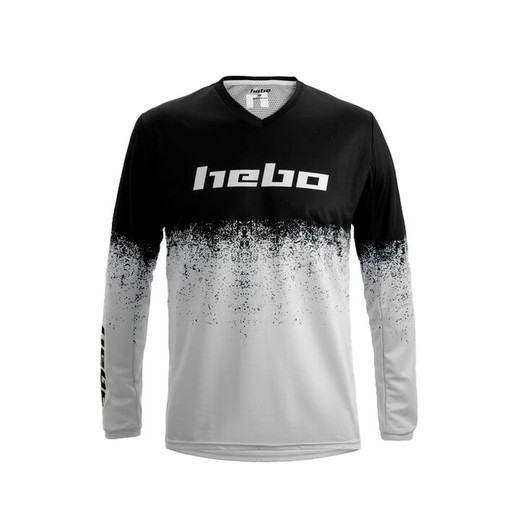 Camiseta branca júnior Hebo Pro V Dripped