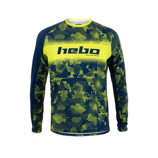 Camiseta Hebo Race Pro amarela
