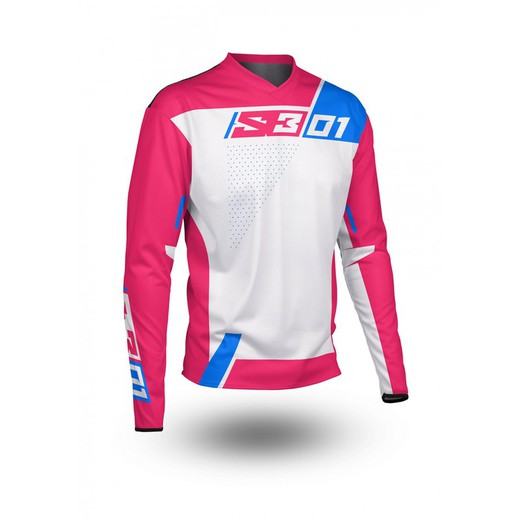 S3 Kids Trial Jersey 01 Rosa
