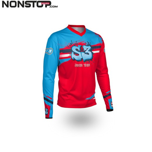 Camiseta Niños Trial S3 Parts Junior Team Rojo Kids