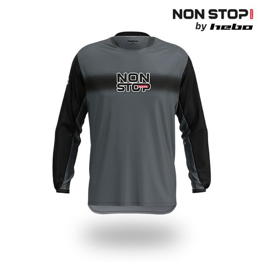 Non Stop Bikes Tech Trial Hebo Gray T-Shirt