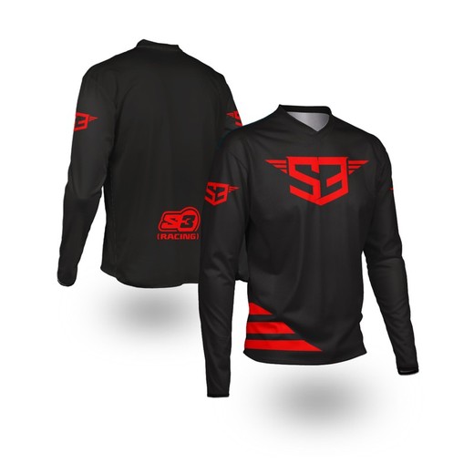 Camiseta Trial Colors S3 Parts Vermelha AN-RE1