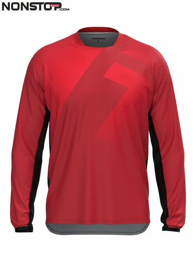 T-shirt rossa Trial Tech Hebo Collezione 2025