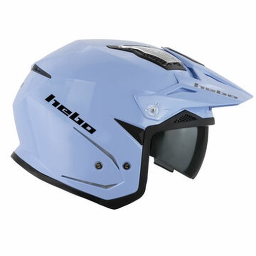 Capacete Hebo Zone 5 Trial Monocolor Azul 2025