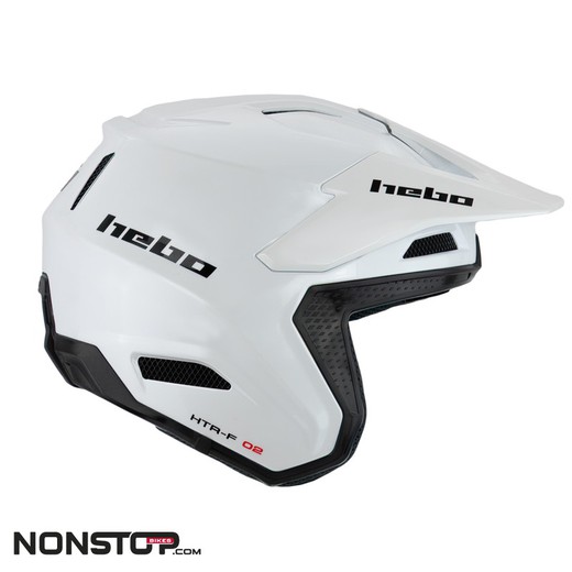 Casco Hebo Zone Trial Pro Monocolore Bianco 2024