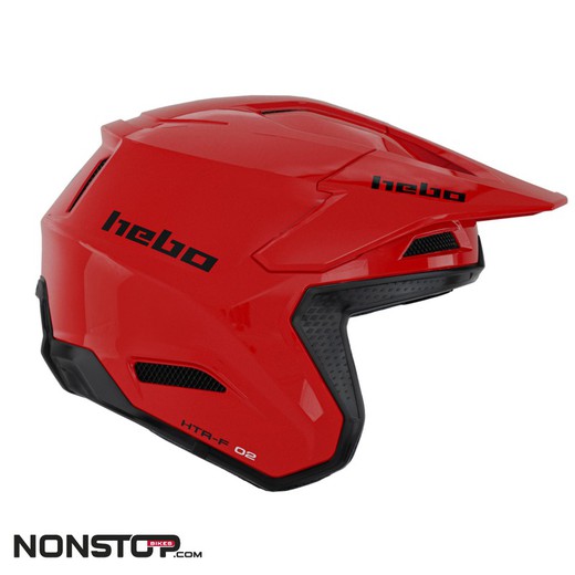 Casco Hebo Trial Zone Pro Monocolore Rosso 2024