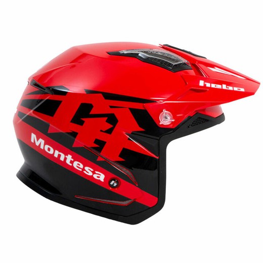 Montesa Classic Hebo Trial Zone 5 Air Helmet Red