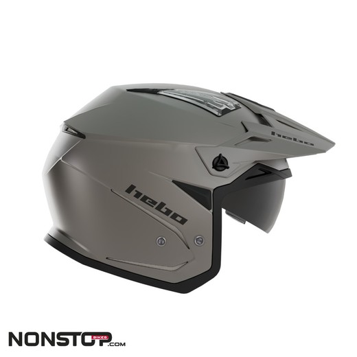 Casco da trial Hebo Zone 5 Duo Grigio 2025