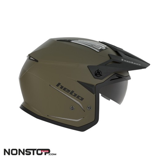 Hebo Zone 5 Duo Trial Helmet Khaki Green 2025