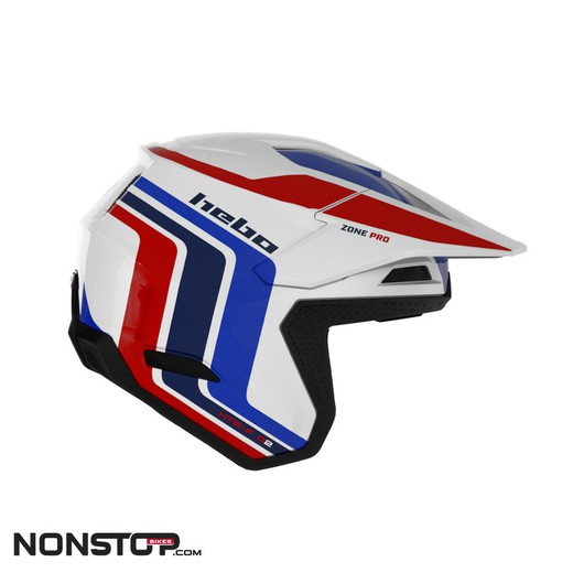 Casco Trial Hebo Zone Pro Classic Blanco