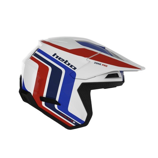 Casque Trial Hebo Zone Pro Classic Blanc