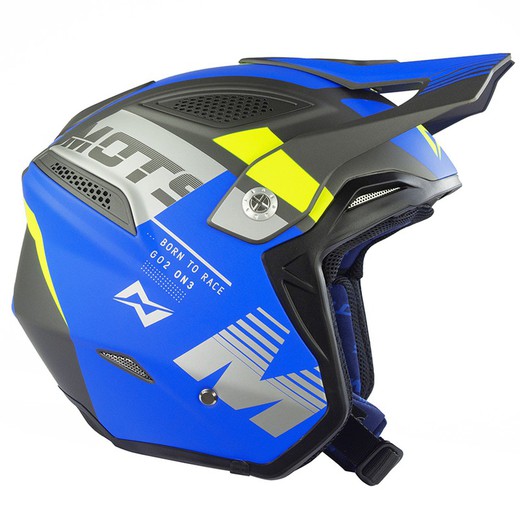 Mots GO2 Trial Helmet Blue 23