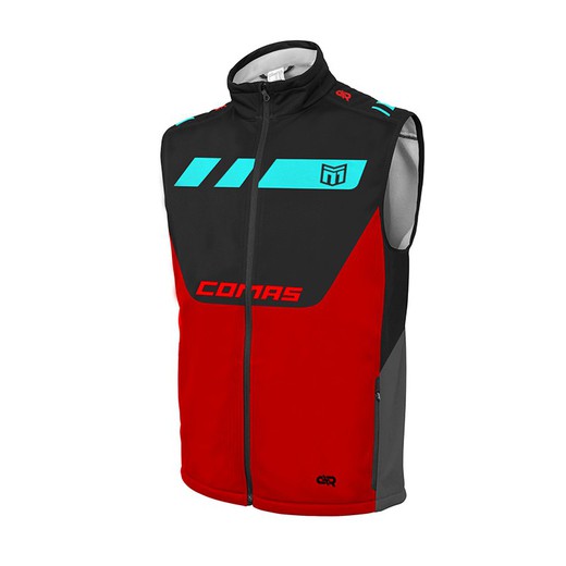 Gilet Softshell Race Series Rosso