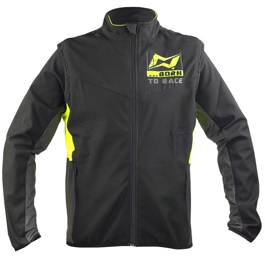 Mots Soft Jacke für Trial und Enduro Schwarz MT4118N