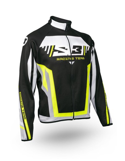 Thermal jacket S3 Black/Yellow RACING TEAM