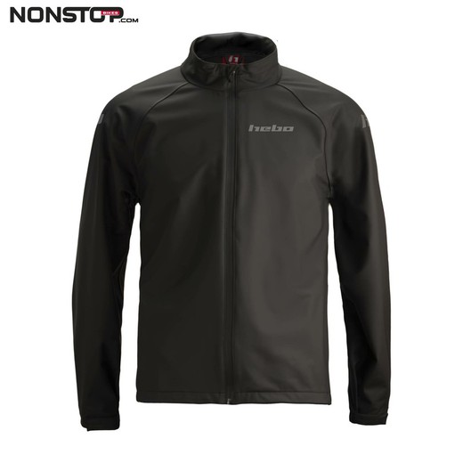 Hebo Black Trial and Enduro Raincoat