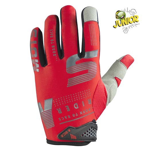 Mots Kids Trial Rider5 Gloves Red