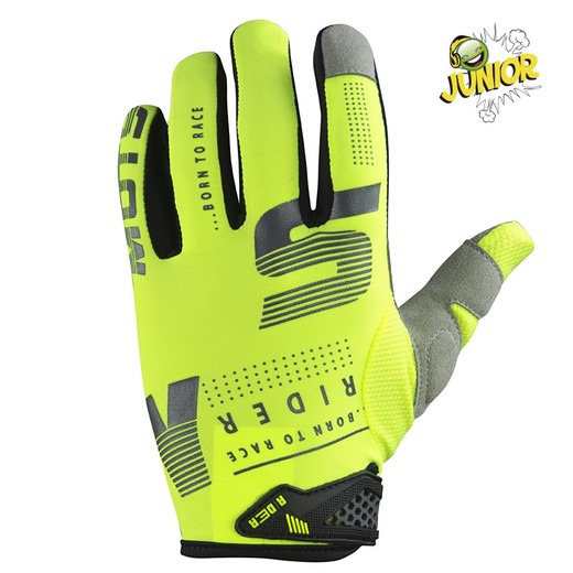 Kids Trial Gloves Mots Rider5 Yellow