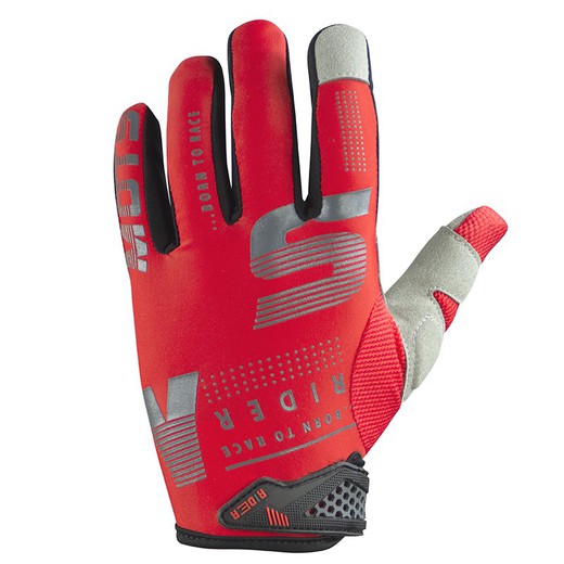 MOTS RIDER5 Red Trial Gloves