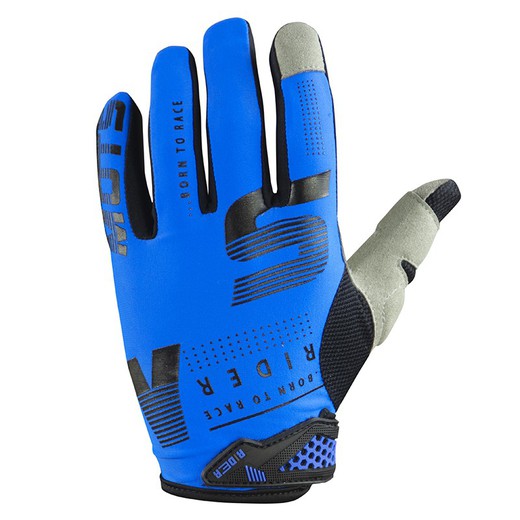 MOTS RIDER5 Blaue Trial-Handschuhe