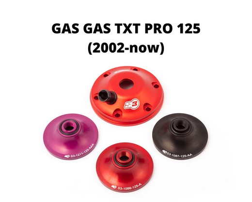 Kit de cabeçote de corrida + bicos de gás TXT PRO 125 2002-2022