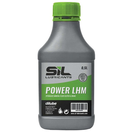 Fluido Hidráulico Mineral SIL Power LHM 500ml