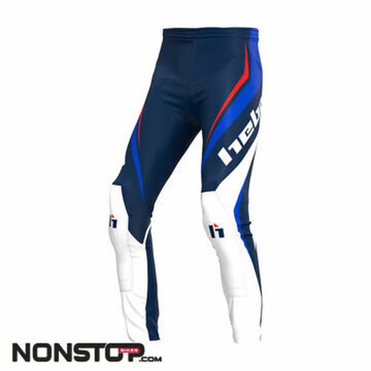 Pantaloni da trial per bambini Hebo Pro Classic bianchi HE3201B Collezione 2025