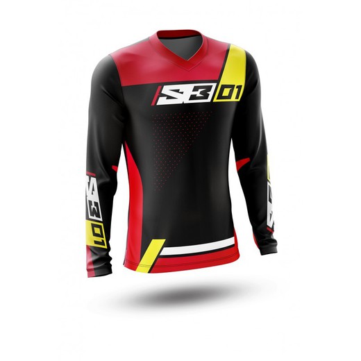S3 Trial Shirt collection 01 Black/Red