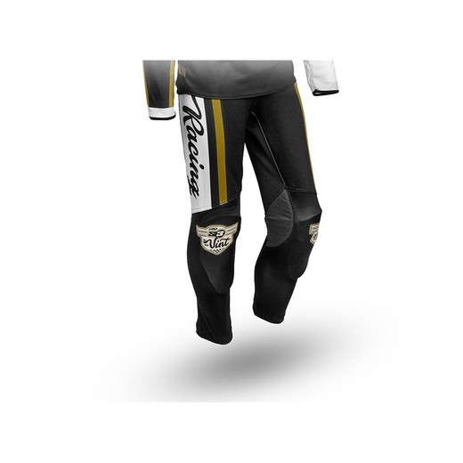S3 VINTAGE Pilot Trial Pants Black/Gold