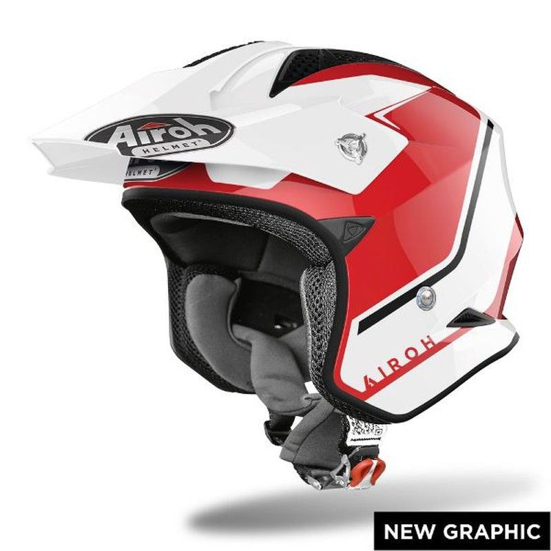 Motorcycle Helmet Casco Airoh Trail Carbon Trials Helmet Casco