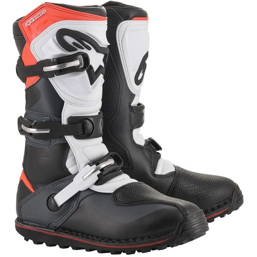 Alpinestars Tech T Boots Black / Gray / Red Fluo
