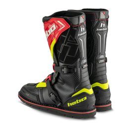 Stivali Hebo Trial Technical 3.0 WP Waterproof Nero, Rosso e Giallo 2026