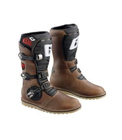 Gaerne Balance geölte braune Trial-Stiefel