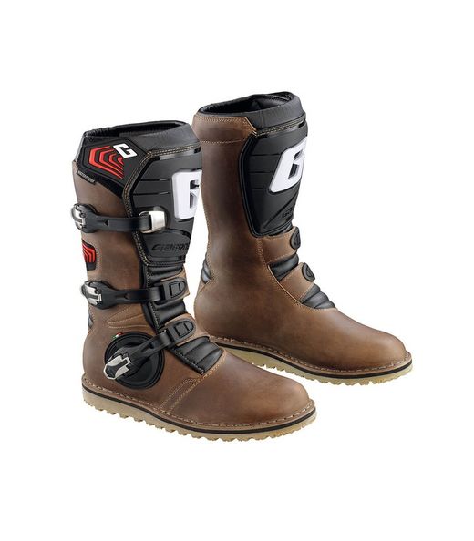 Gaerne Balance geölte braune Trial-Stiefel