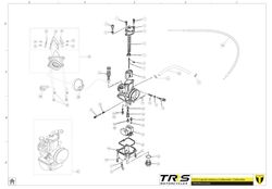 Gaskabel mit Trial-Regler mit TRRS Keihin