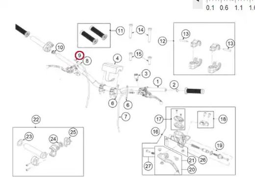 Cavo Gas con Regolatore per Trial GasGas con Keihin
