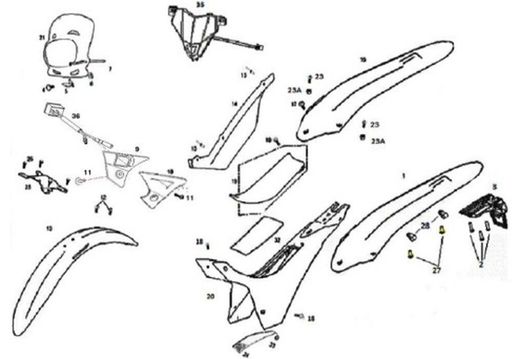 Caja Filtro de Aire Negra GasGas TXT Trial 2011 a 2022 BT94000CT-CAS-1