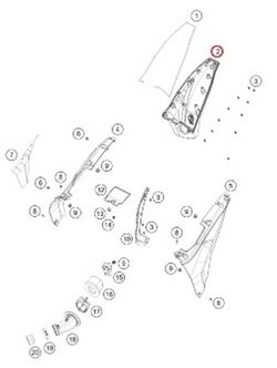 GasGas unterer Luftfilterkasten TXT Racing / TXT GP ab 2023 A53506001000
