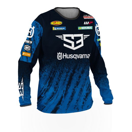 Camiseta Billy Bolt S3 Parts 2025 Superenduro Negro BB-AR-BKRE