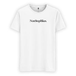 NonStopBikes Casual White Short Sleeve T-Shirt